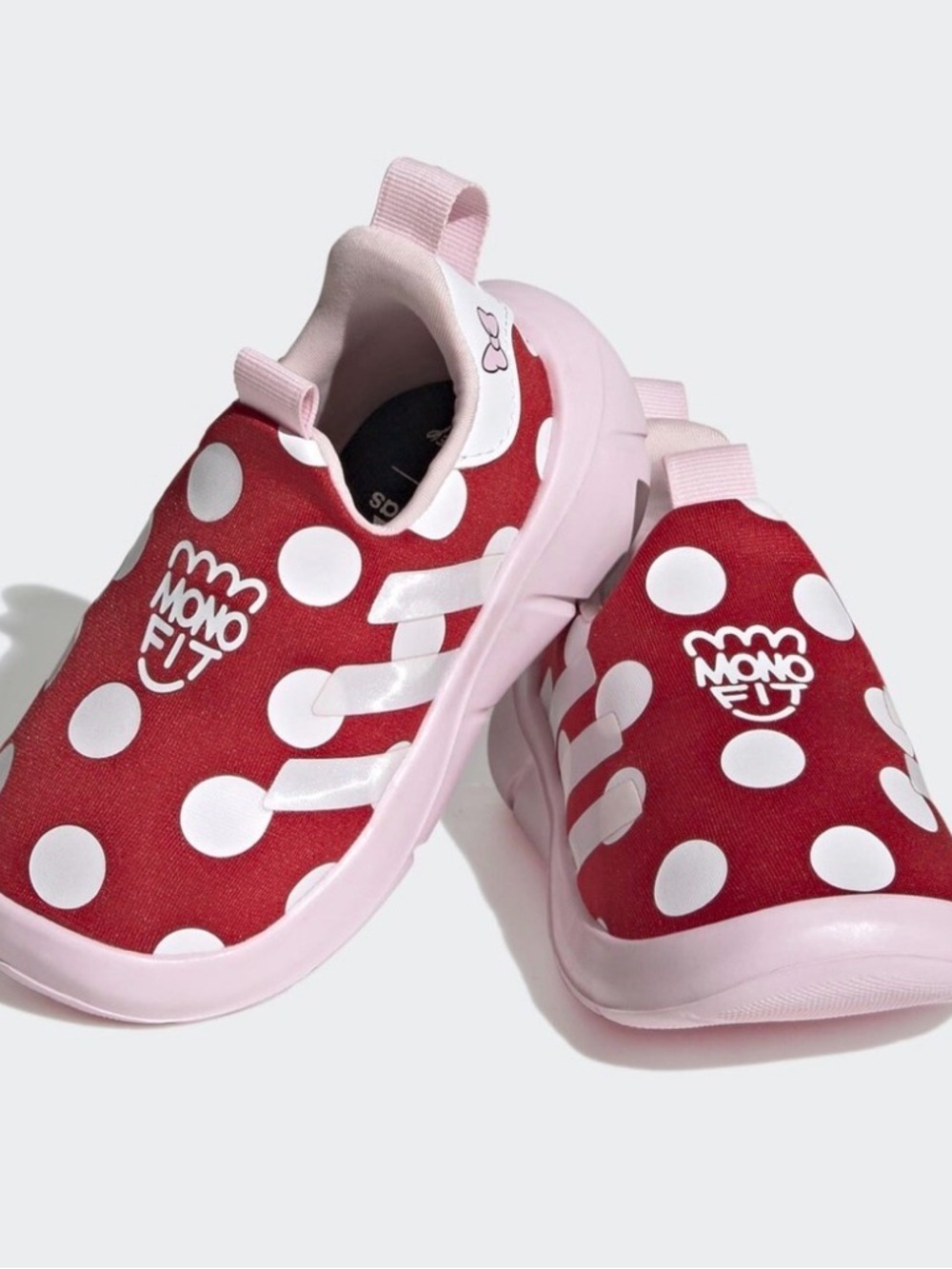 Adidas x Disney Minnie Slip-On Shoes | Kids HP7772 | Black & White